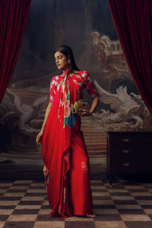 Satin Saree Collection Online | Silksway
