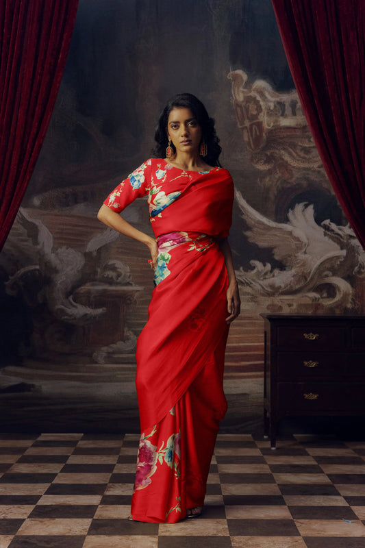 Satin Saree Collection Online  | Silksway