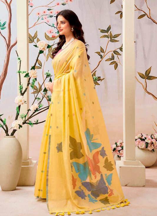Pure Mul Cotton Saree- New Arrival