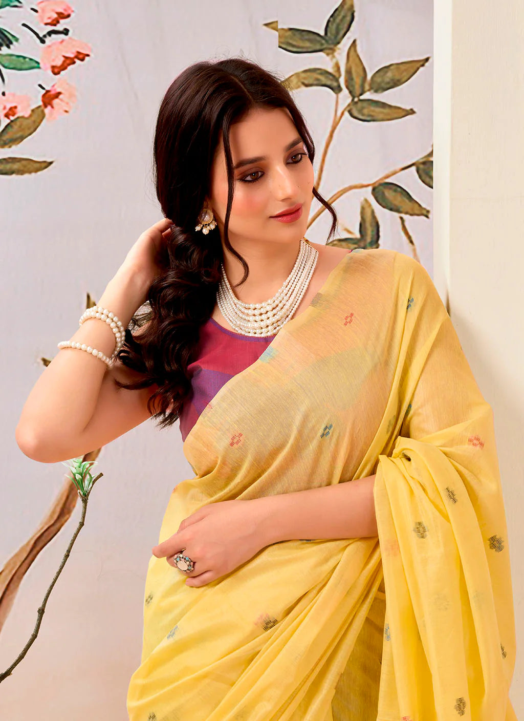 Pure Mul Cotton Saree- New Arrival