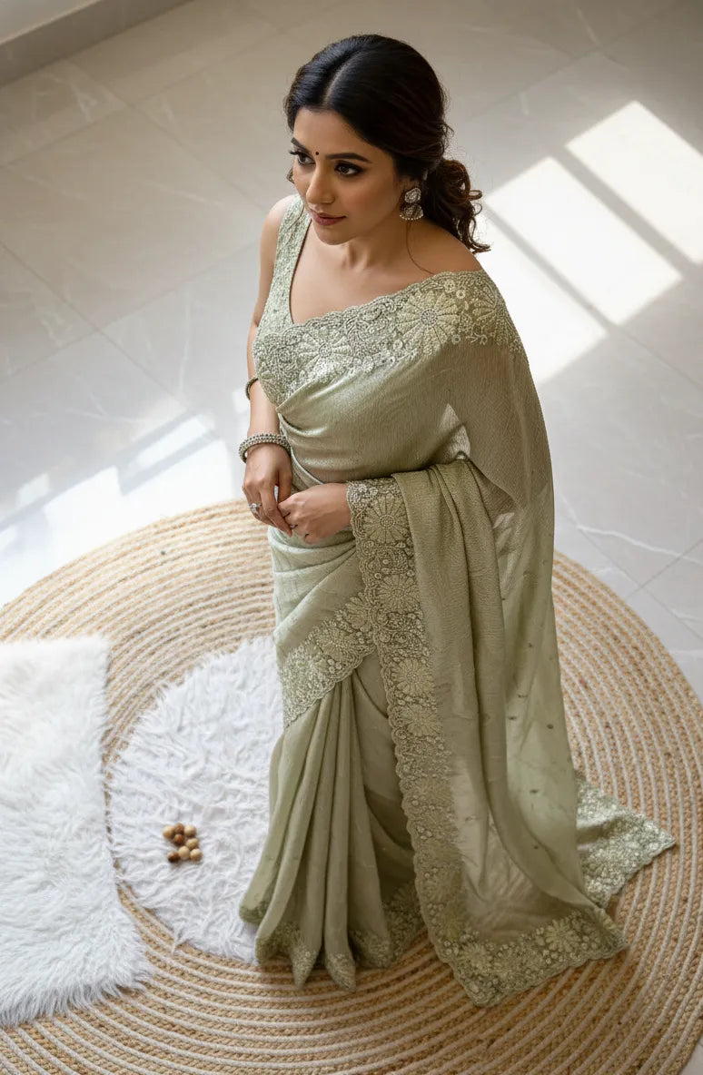 Graceful Chiffon Saree | Lightweight & Elegant Style