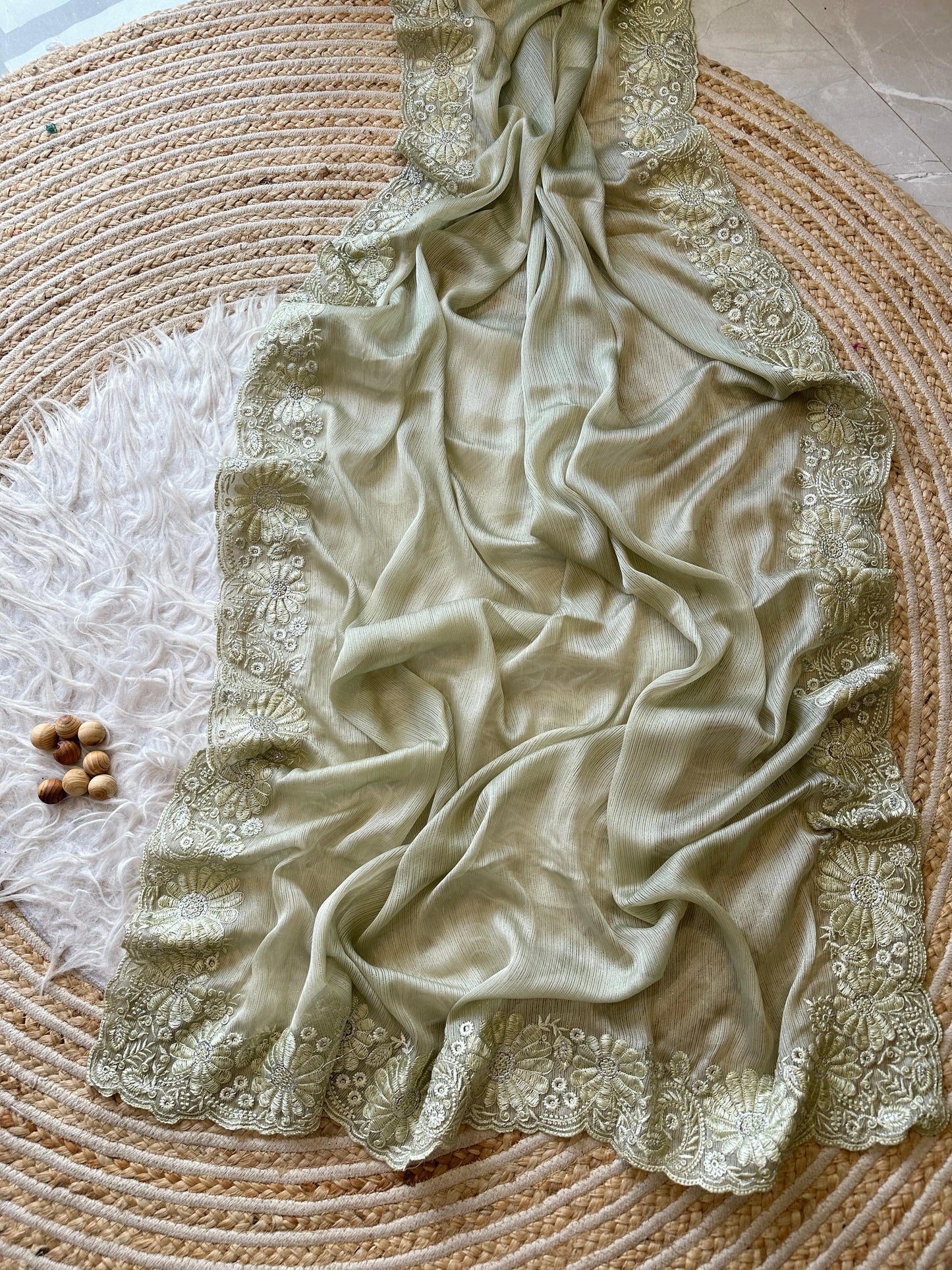 Graceful Chiffon Saree | Lightweight & Elegant Style