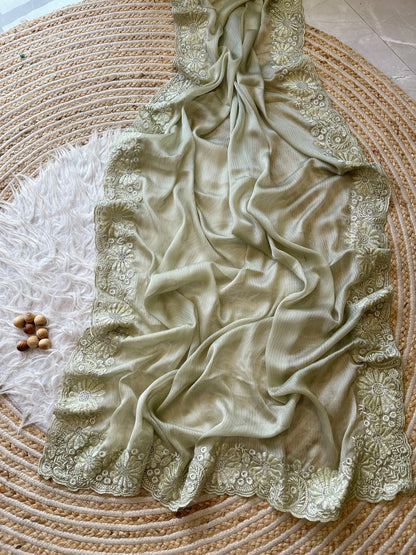 Graceful Chiffon Saree | Lightweight & Elegant Style