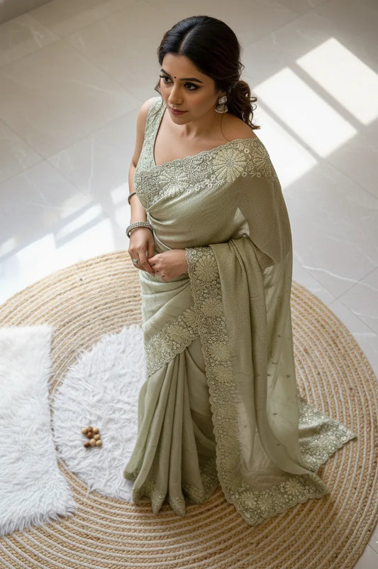 Graceful Chiffon Saree | Lightweight & Elegant Style
