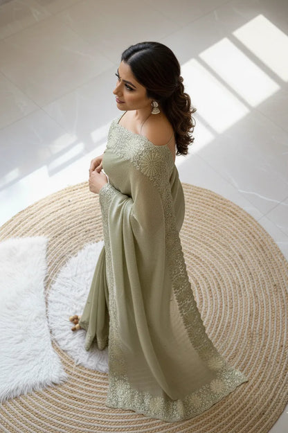 Graceful Chiffon Saree | Lightweight & Elegant Style